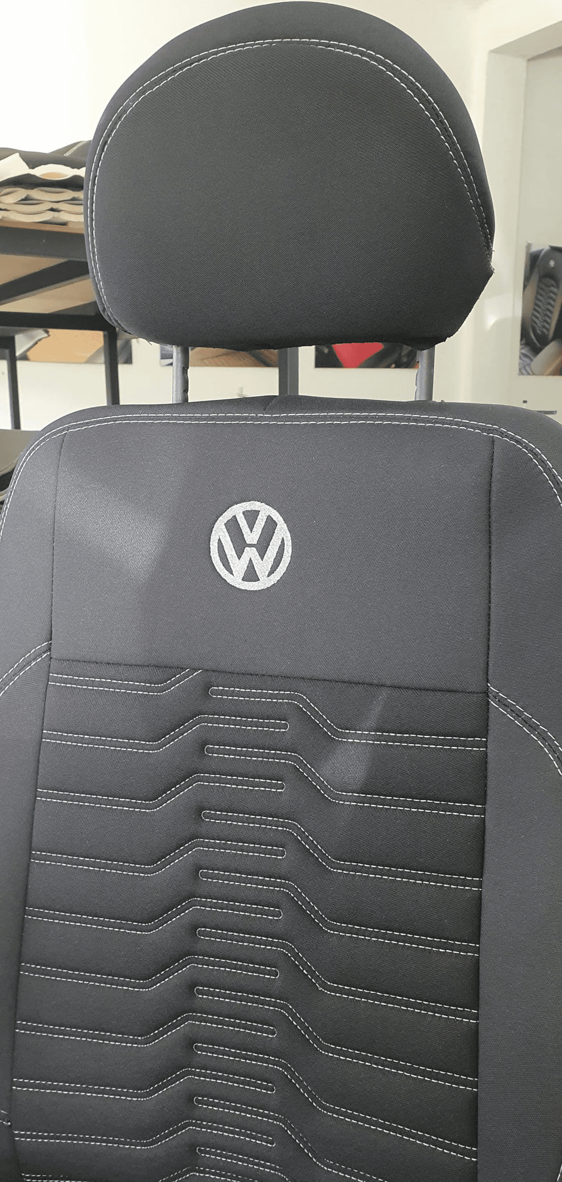 Capa de pano grosso original personalizada — Preto Carbono