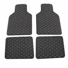 Tapete assoalho personalizado — Preto Carbono