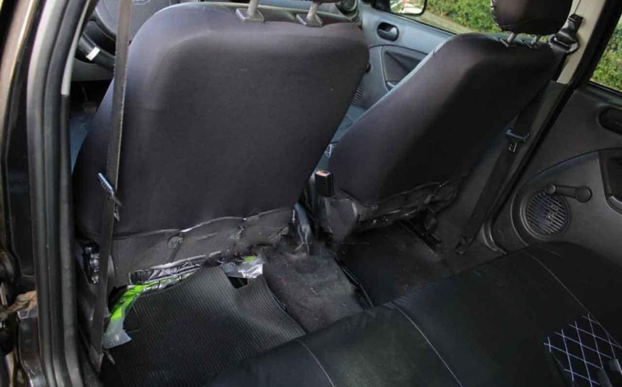 Tapete liso quatro peças — Preto Carbono